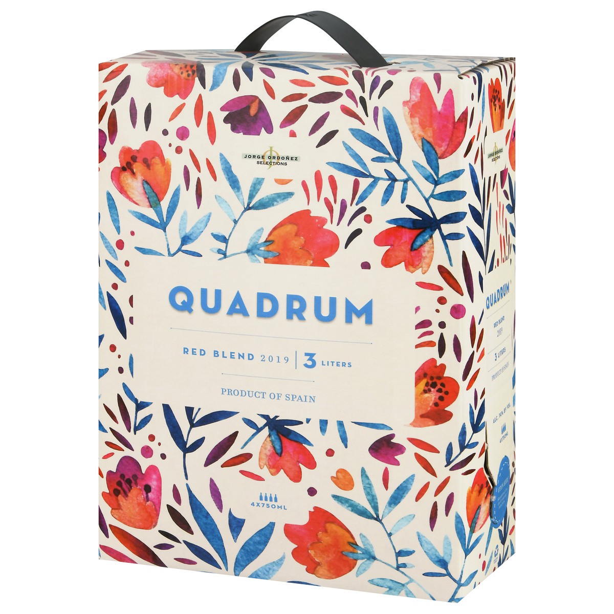 slide 3 of 12, Quadrum Red Blend, 3 liter