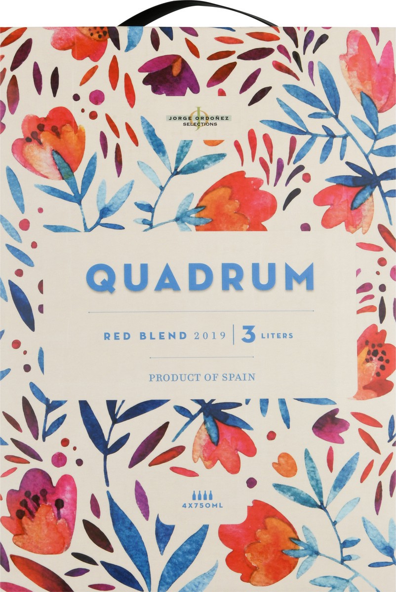 slide 8 of 12, Quadrum Red Blend, 3 liter