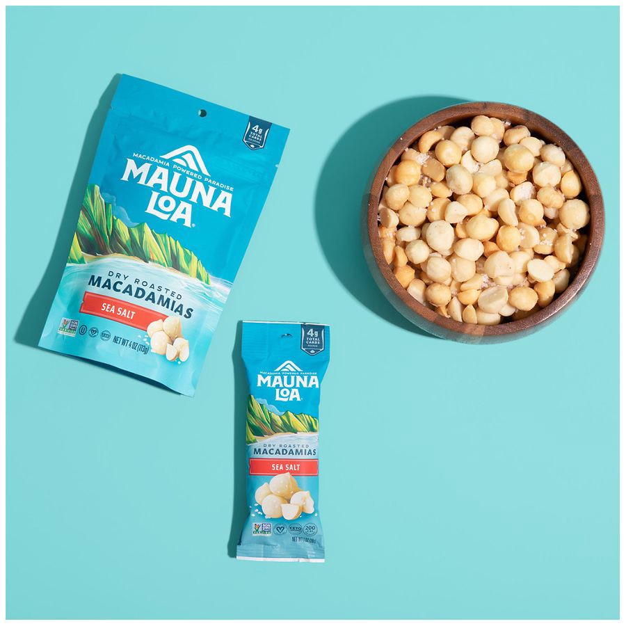 slide 2 of 5, Mauna Loa Dry Roasted Sea Salt Macadamias 1 oz, 1 oz
