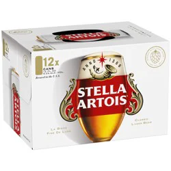 Stella Artois Classic Lager Beer 12 - 12 fl oz Cans