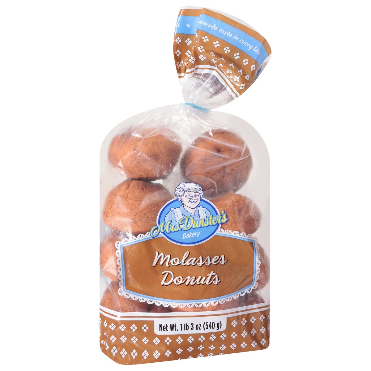 slide 11 of 13, Mrs. Dunster's Molasses Donuts 19 oz, 19 oz