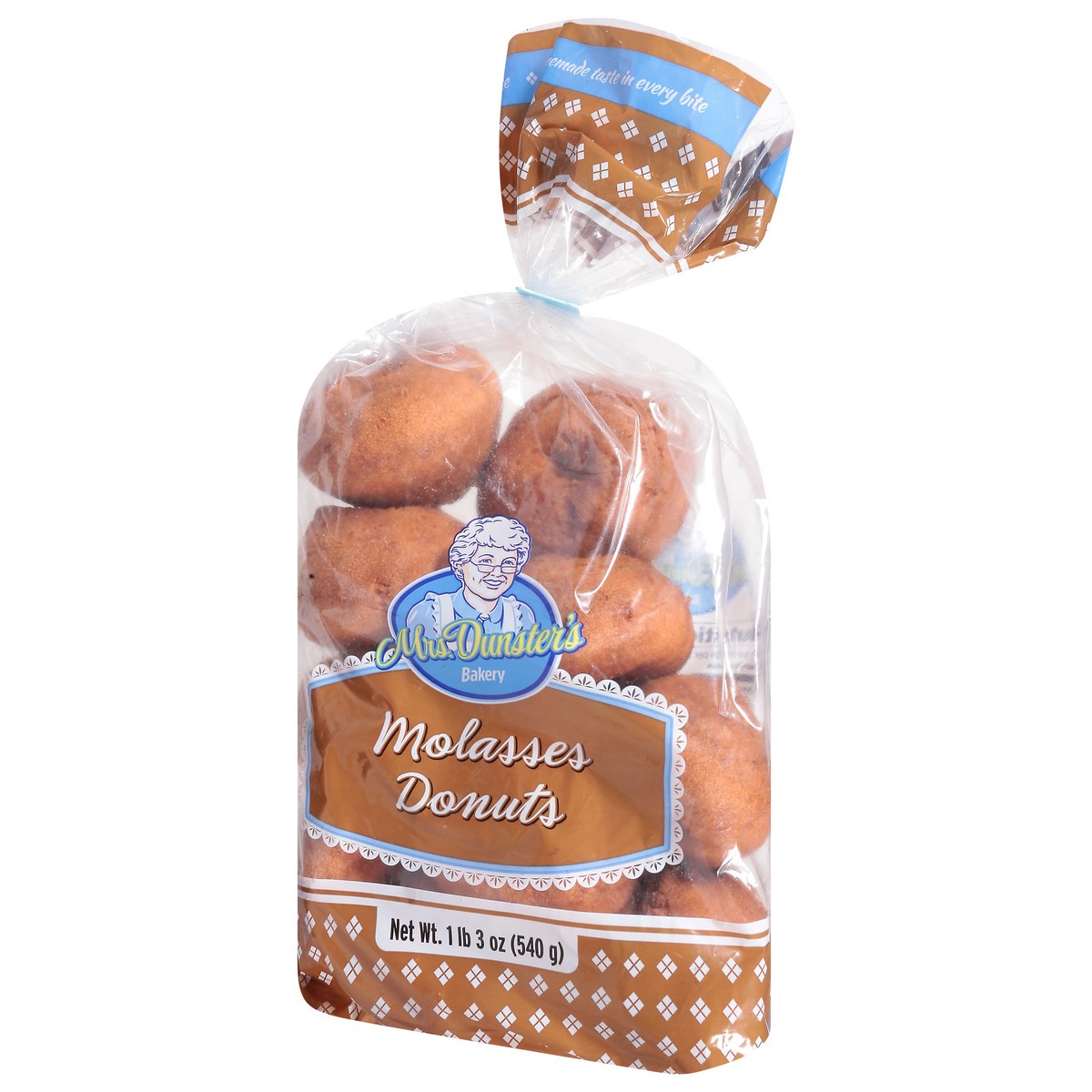 slide 9 of 13, Mrs. Dunster's Molasses Donuts 19 oz, 19 oz