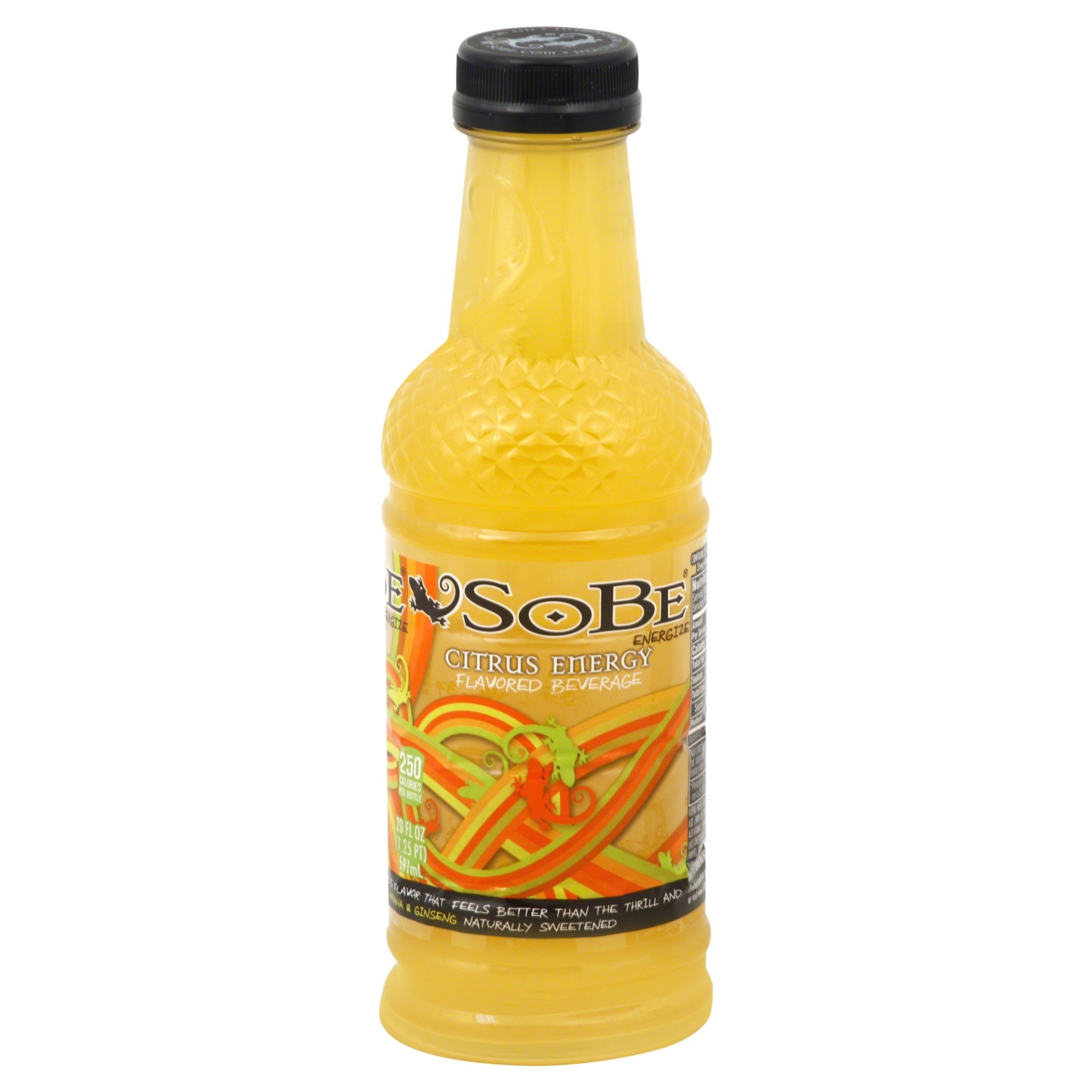 slide 1 of 1, SoBe Flavored Beverage, Citrus Energy, 20 fl oz