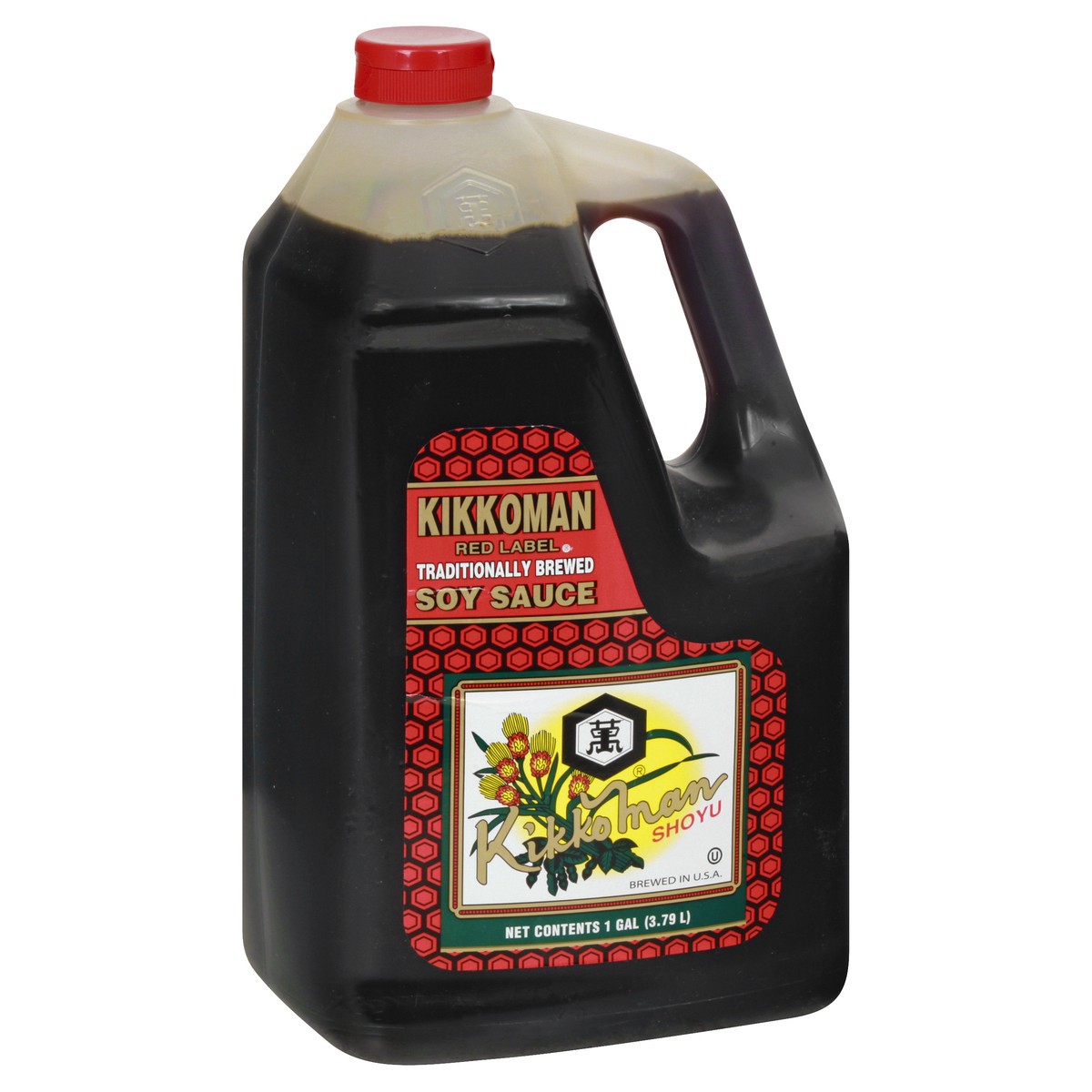 slide 2 of 13, Kikkoman Soy Sauce Red Label 1Gal, 3.79 liter