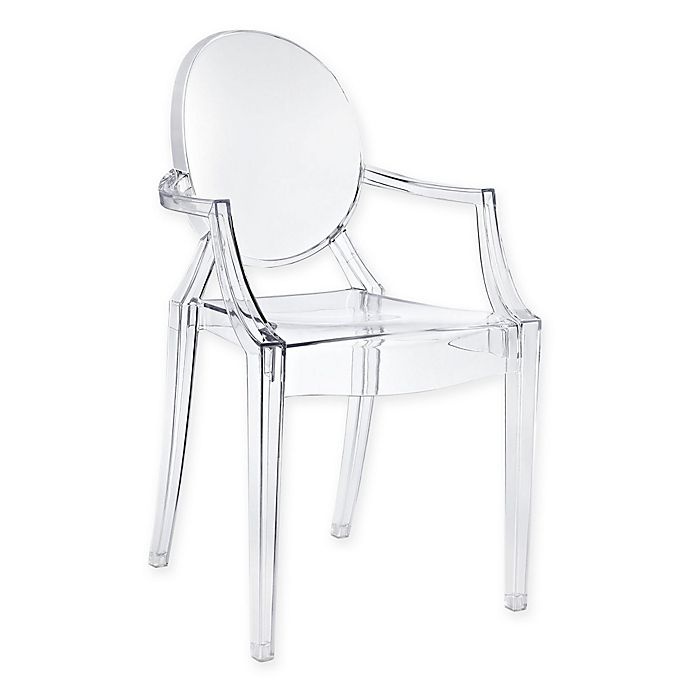 slide 1 of 1, Modway Casper Dining Arm Chair - Clear, 1 ct