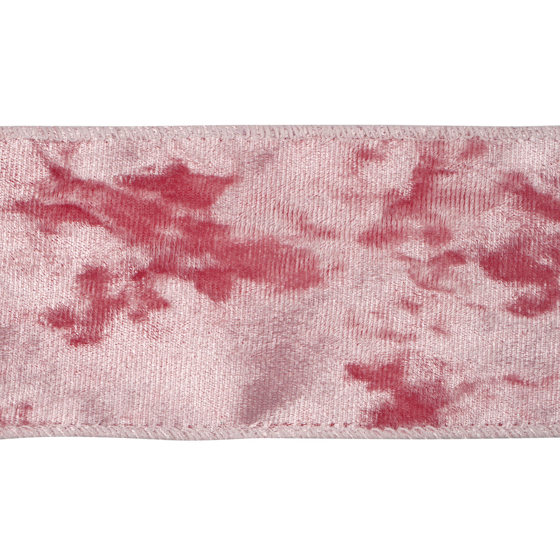 slide 2 of 3, 2.5" X 60ft. Blush Velvet Wired Jumbo Ribbon By Celebrate It, 2.5 in x 60 ft