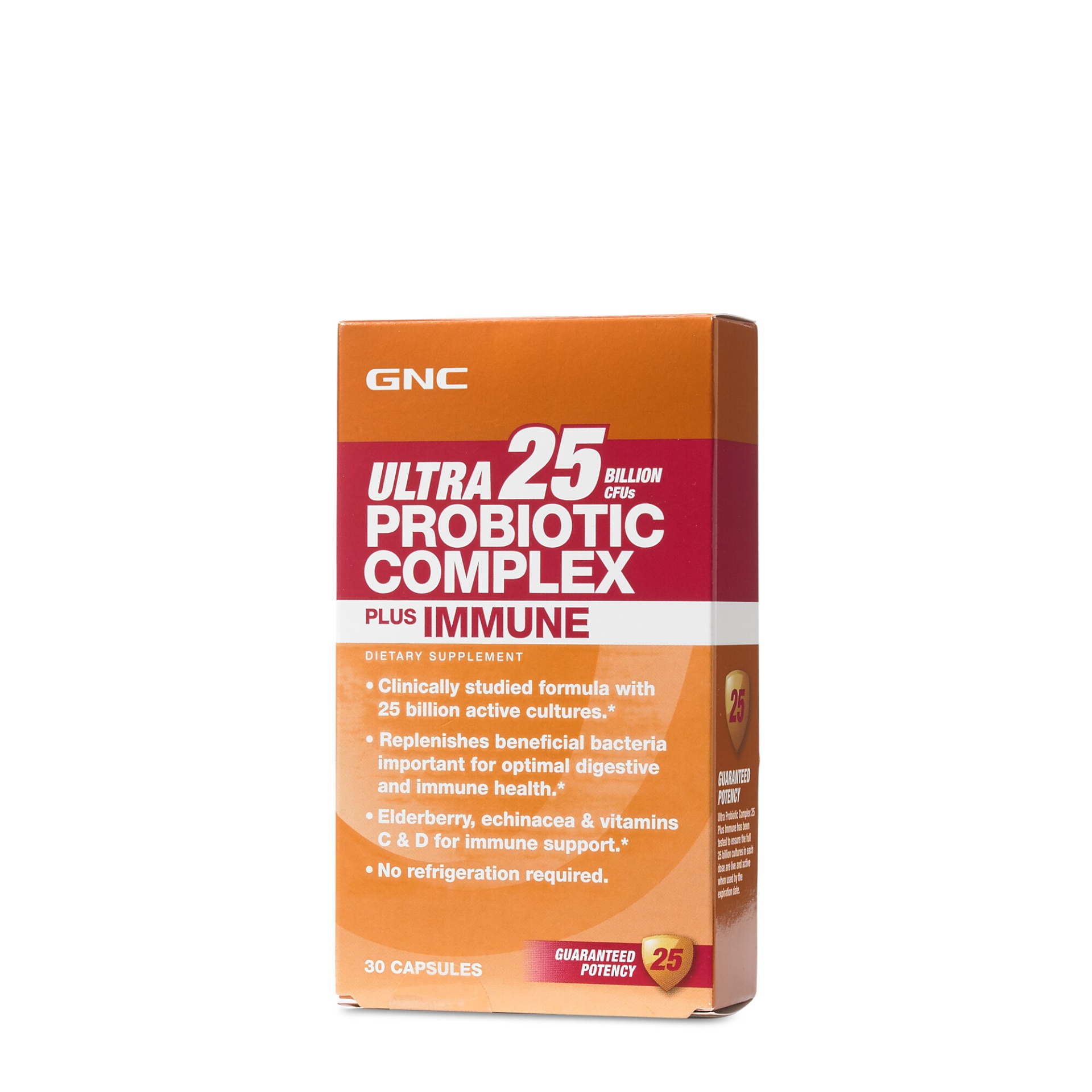 slide 1 of 1, GNC Ultra 25 Probiotic Complex Plus Immune, 30 ct