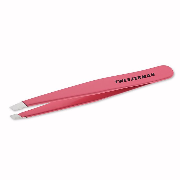 slide 1 of 4, Tweezerman Slant Tweezers - Geranium, 1 ct