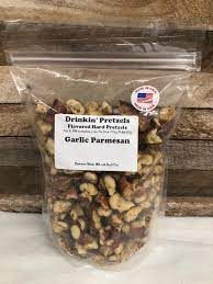 slide 1 of 1, Sweet G Garlic Parmesan Pretzels, 12 oz