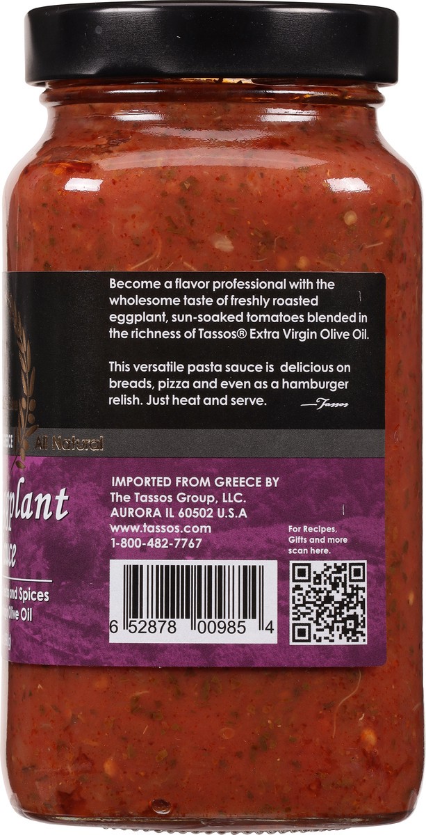 slide 6 of 13, Tassos Roasted Eggplant Pasta Sauce, 24.34 oz