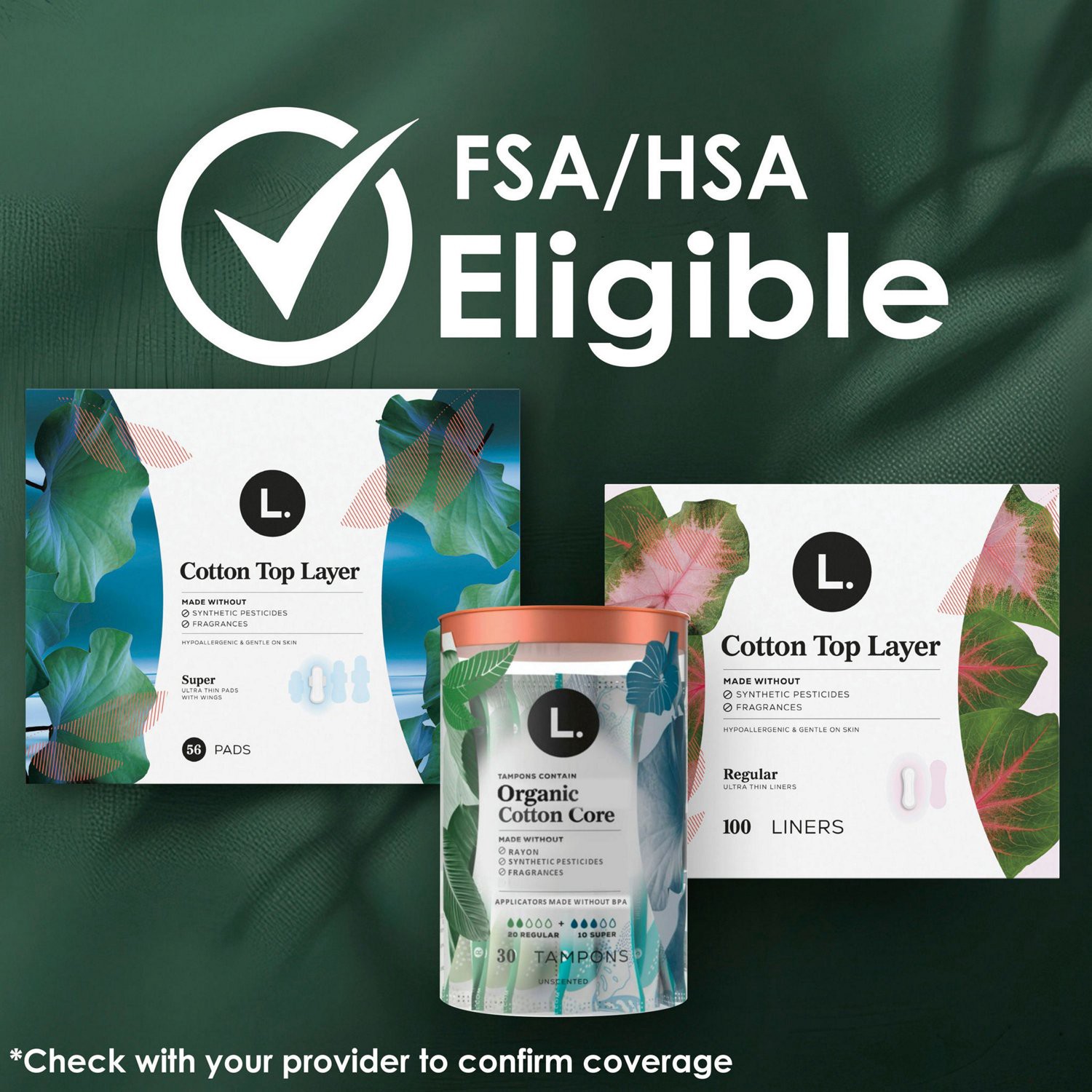 slide 2 of 12, L. Ultra Thin Non-Wing Liners, 100 ct