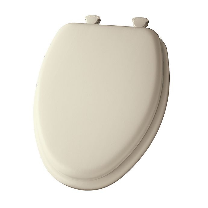 Mayfair elongated deals padded toilet seat