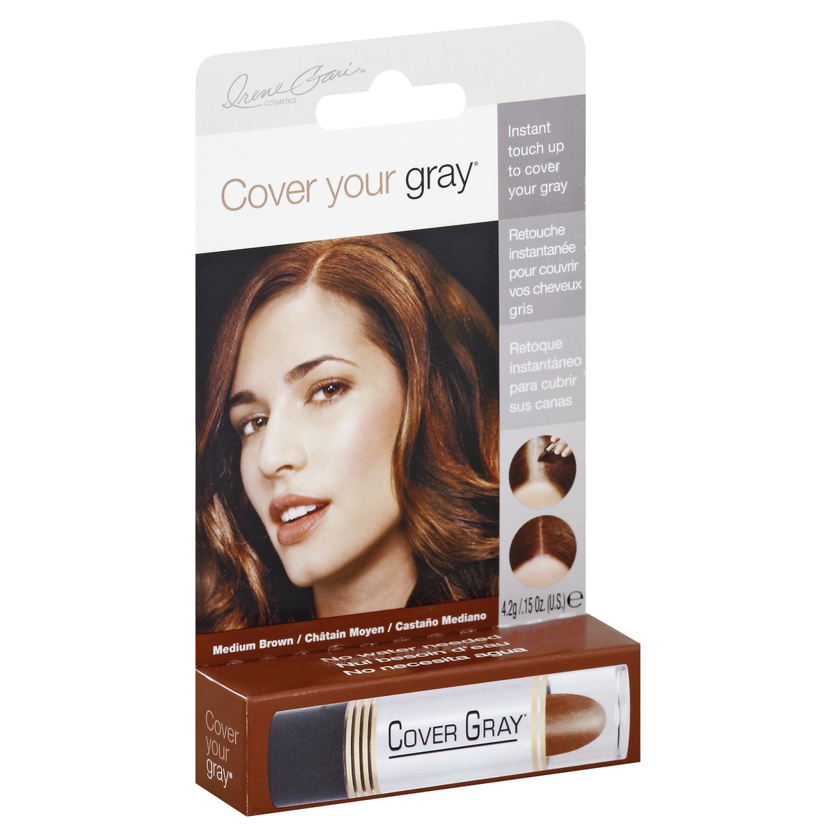 slide 2 of 5, Cover your gray Instant Touch Up 0.15 oz, 1 ct