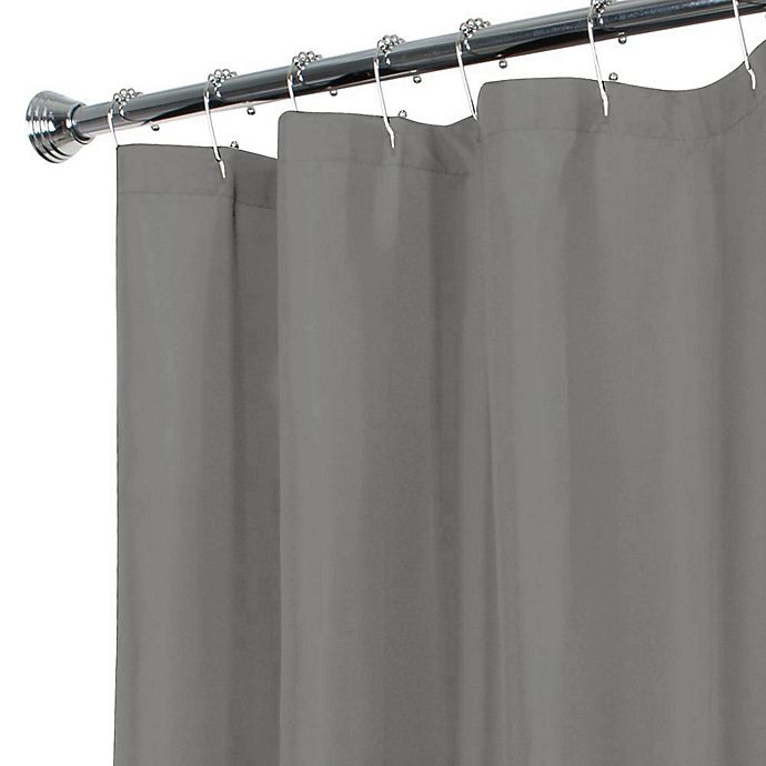 slide 3 of 5, Maytex Fabric Shower Curtain - Grey, 1 ct