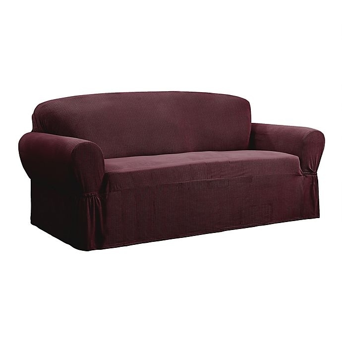 slide 4 of 6, Smart Fit Connor Sofa Slipcover - Garnet, 1 ct