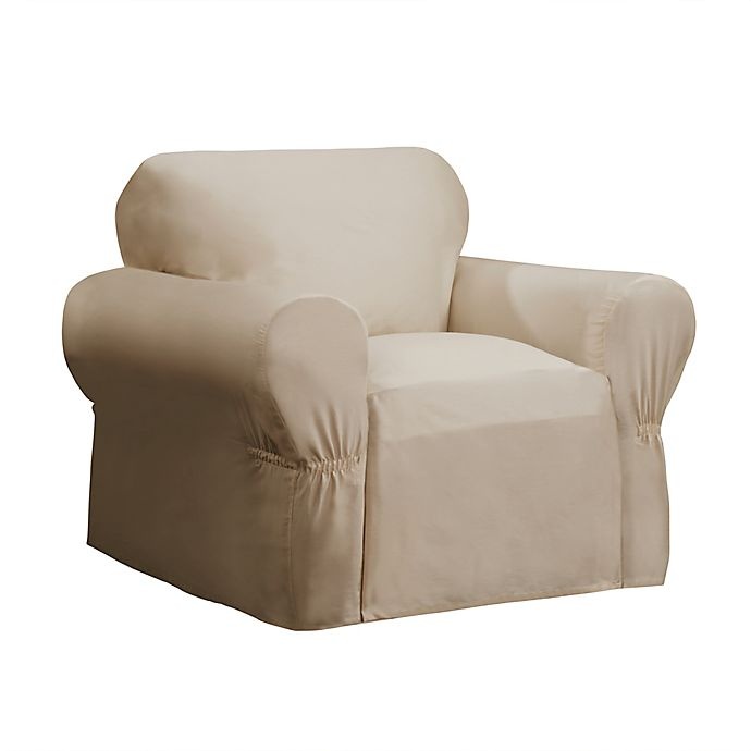 slide 4 of 6, Smart Fit Parker Relaxed Cotton Chair Slipcover - Natural, 1 ct