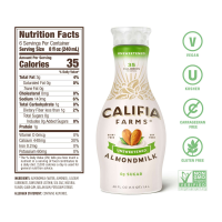 slide 16 of 16, Califia Farms Unsweetened Almond Milk, 48 fl oz