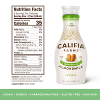 slide 13 of 16, Califia Farms Unsweetened Almond Milk, 48 fl oz
