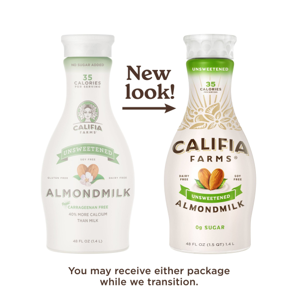 slide 6 of 16, Califia Farms Unsweetened Almond Milk, 48 fl oz
