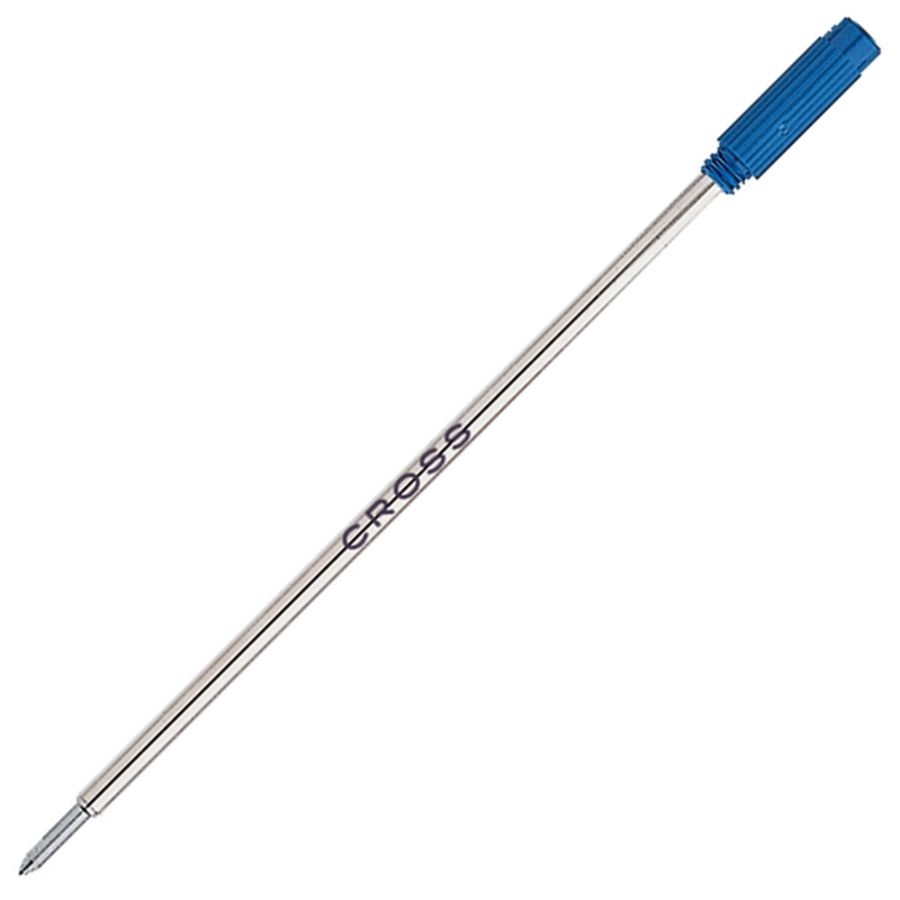 slide 2 of 2, Cross Ballpoint Pen Refills, Medium Point, 1.0 Mm, Blue Ink, Pack Of 2, 2 ct