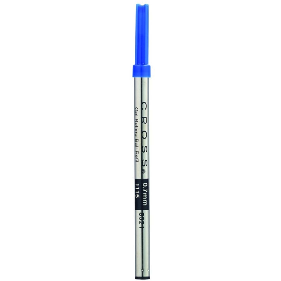 slide 2 of 2, Cross Rollerball Pen Refill, Medium Point, 0.7 Mm, Blue, Pack Of 2 Refills, 2 ct