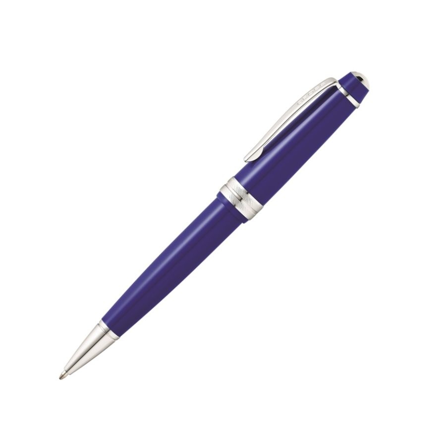 slide 2 of 3, Cross Bailey Light Ballpoint Pen, Medium Point, 1.0 Mm, Blue Barrel, Black Ink, 1 ct