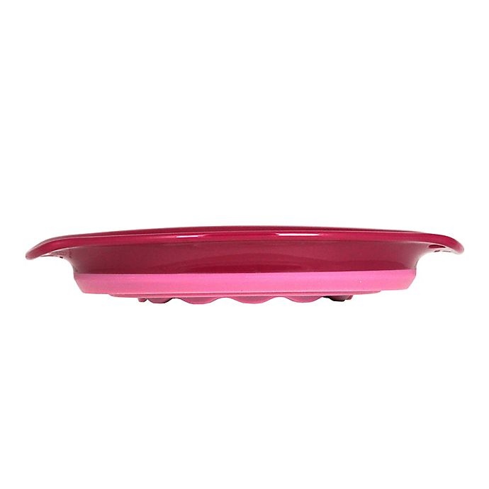 slide 2 of 2, Squish 3-Cup Collapsible Berry Colander - Burgundy, 1 ct