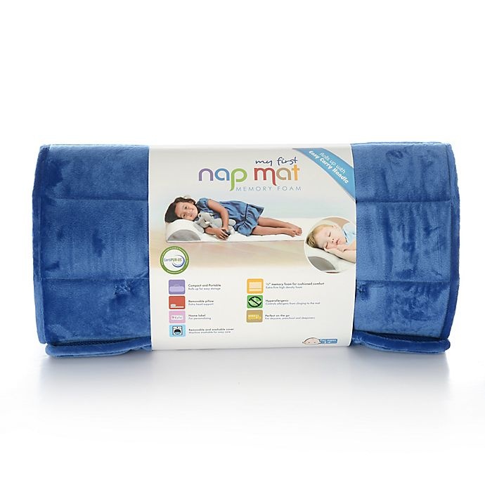 slide 4 of 4, Kittrich Corporation My First Toddler Nap Mat - Blue, 1 ct