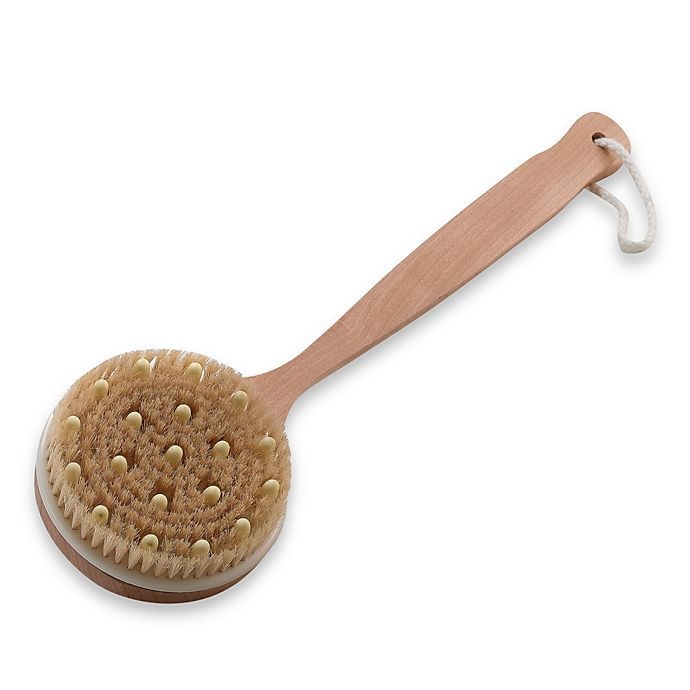 slide 1 of 1, Earth Therapeutics Dual Function Back Brush and Massager, 1 ct