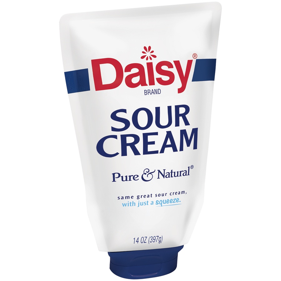 slide 3 of 8, Daisy Squeeze Sour Cream, 14 oz
