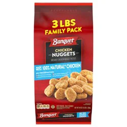 Banquet Chicken Nuggets, Frozen Meal, 48 oz.