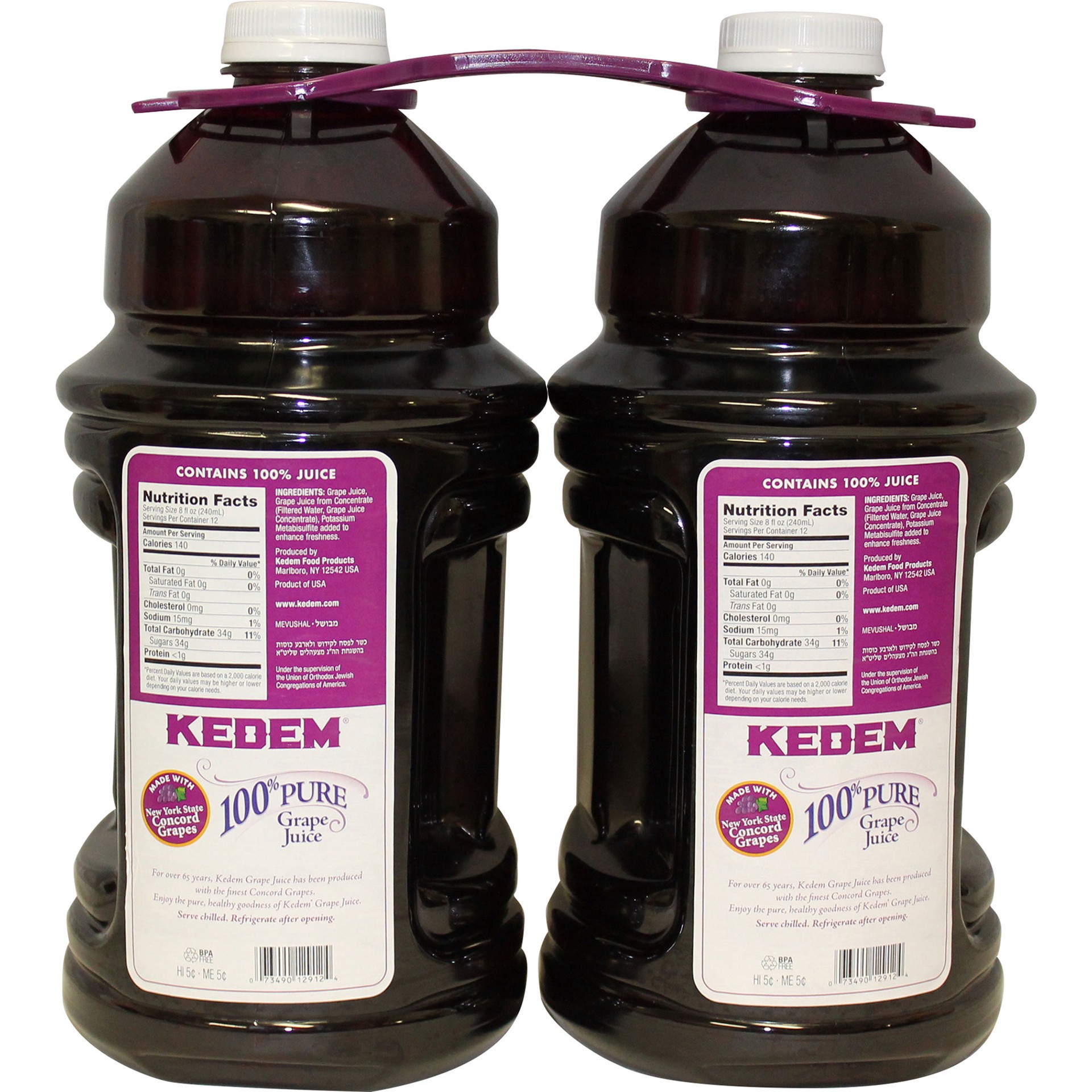 slide 2 of 2, Kedem Concord Grape Juice, 2 ct; 96 fl oz