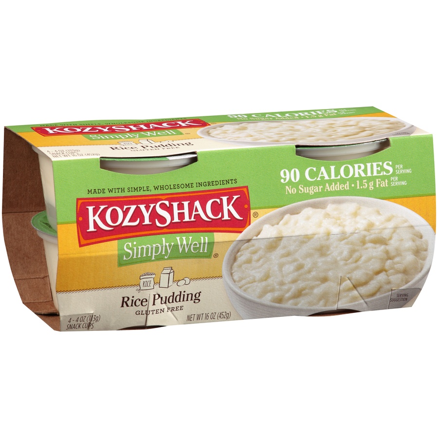 slide 2 of 8, Kozy Shack Simply Well Rice Pudding, 4 ct; 4 oz