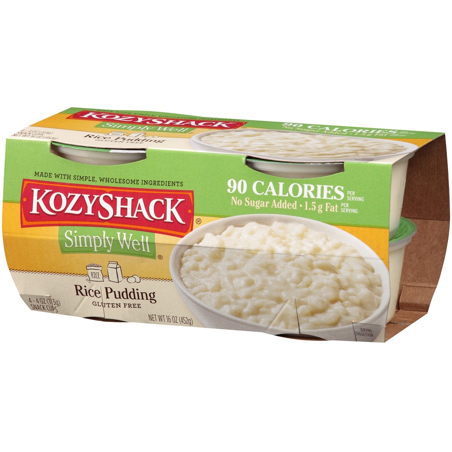 slide 3 of 8, Kozy Shack Simply Well Rice Pudding, 4 ct; 4 oz