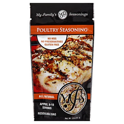 slide 1 of 1, My Family's Seasonings Poultry Seasoning, 1.8 oz