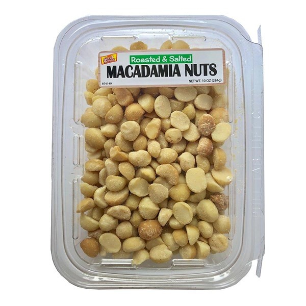 slide 1 of 1, Good Sense Roasted Salted Macadamia Nuts Tub, 10 oz