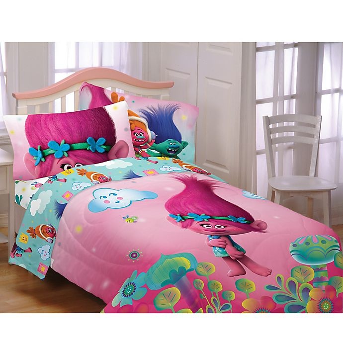 slide 2 of 2, Trolls Hugs Twin Sheet Set, 1 ct