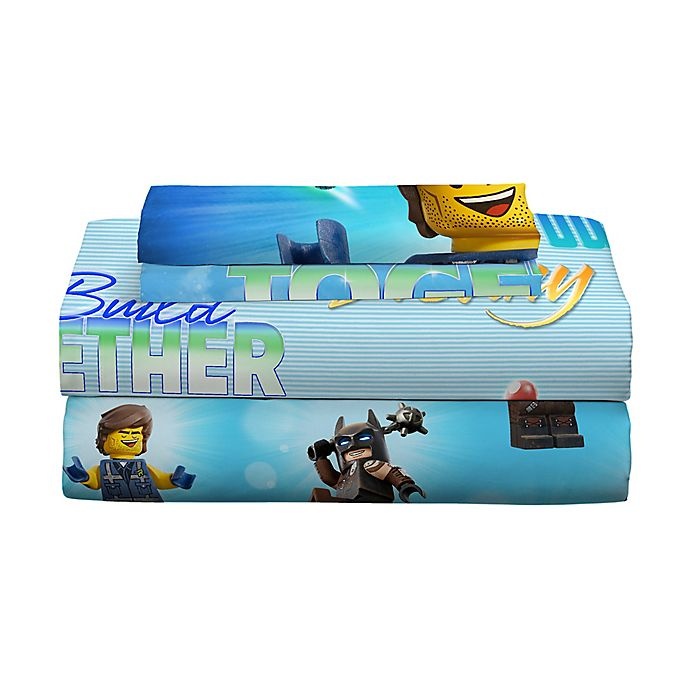 slide 2 of 2, LEGO Movie 2 Full Sheet Set - Blue, 1 ct