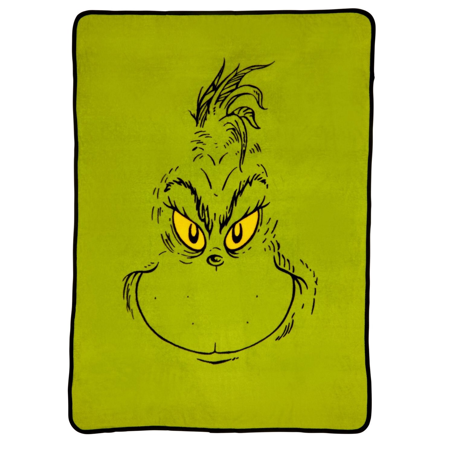 slide 2 of 4, Grinch All Green Microraschel Throw, 1 ct