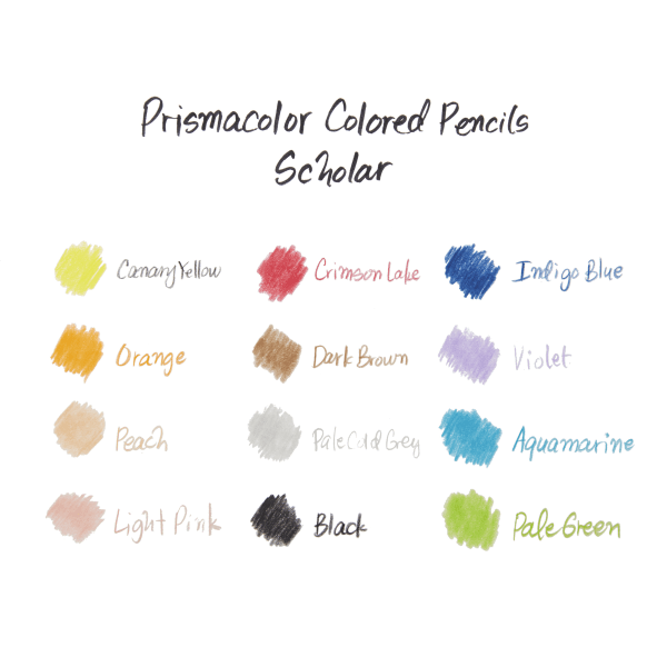 slide 10 of 10, Prismacolor Scholar Color Pencils, Pack Of 24, 24 ct