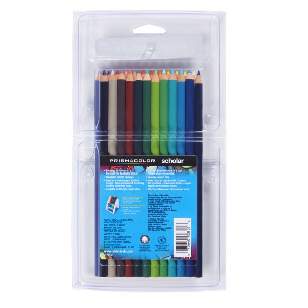 slide 5 of 10, Prismacolor Scholar Color Pencils, Pack Of 24, 24 ct
