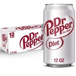 Diet Dr Pepper Cans- 12 ct