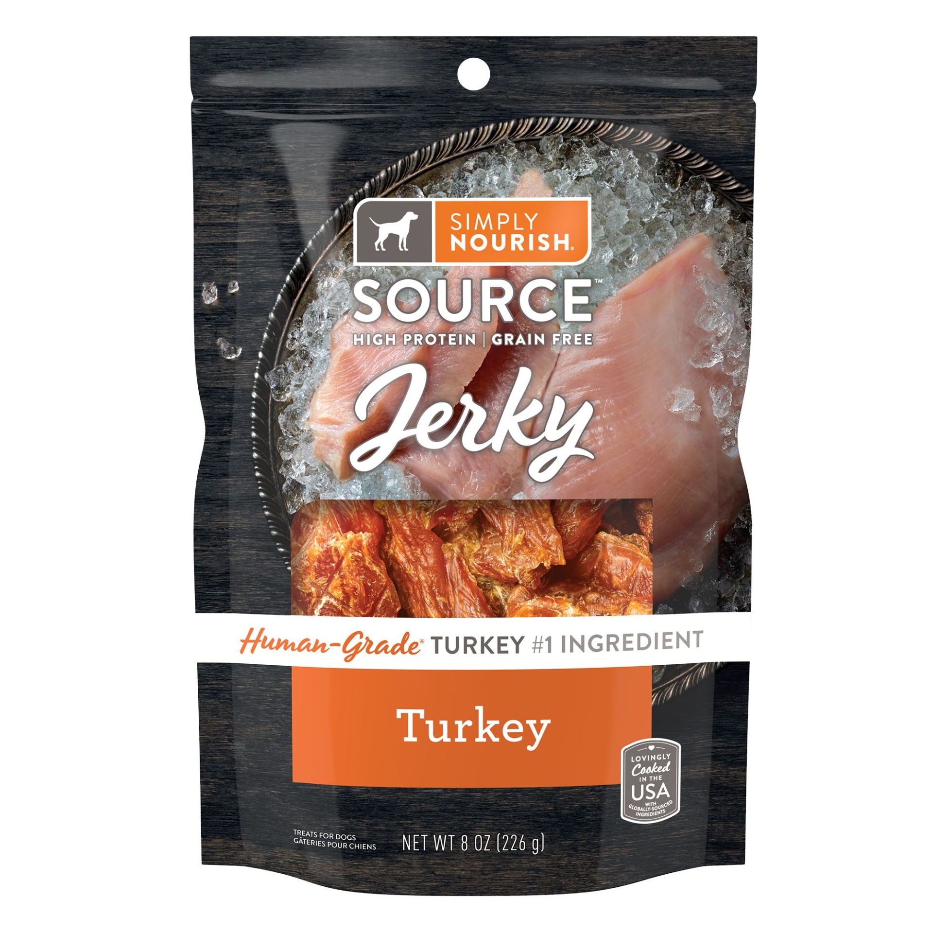 Simply Nourish Source Dog Jerky Treat Turkey 8 oz Shipt