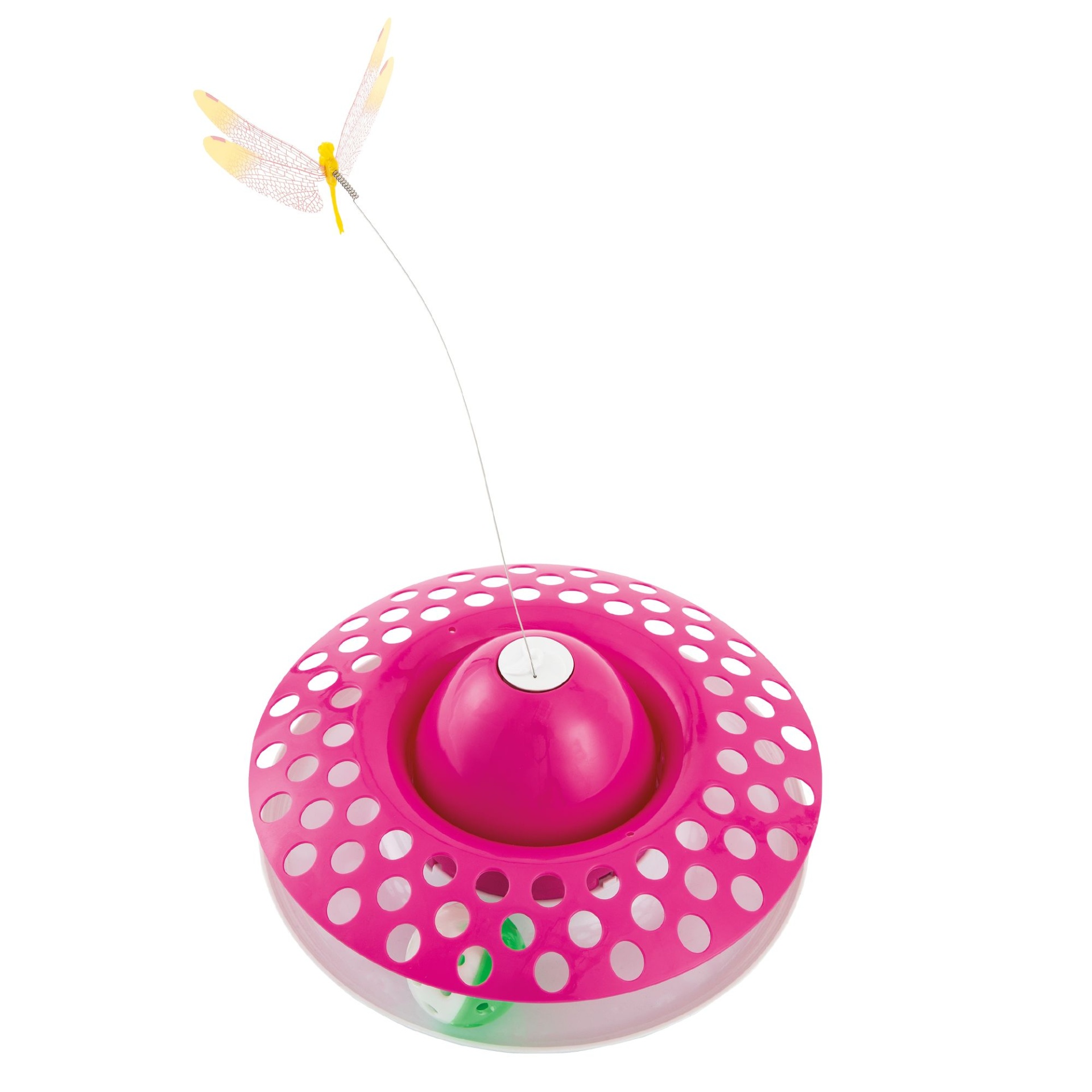 slide 1 of 1, Whisker City Motion Dragonfly with Track Cat Toy, One Size