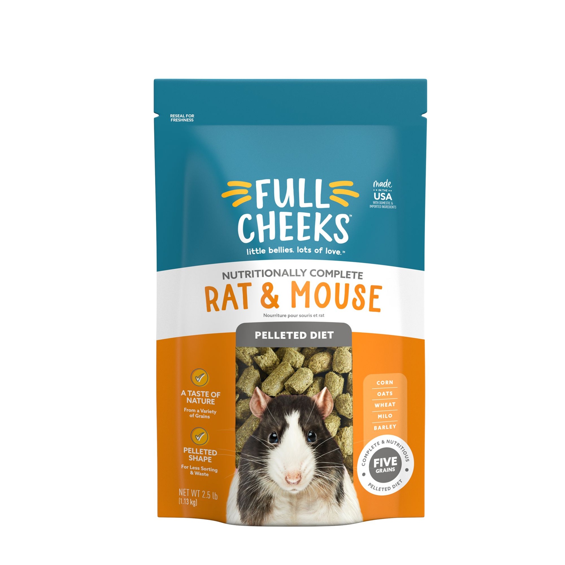 Full Cheeks Mouse & Rat Pellet Diet 2.5 lb | Shipt