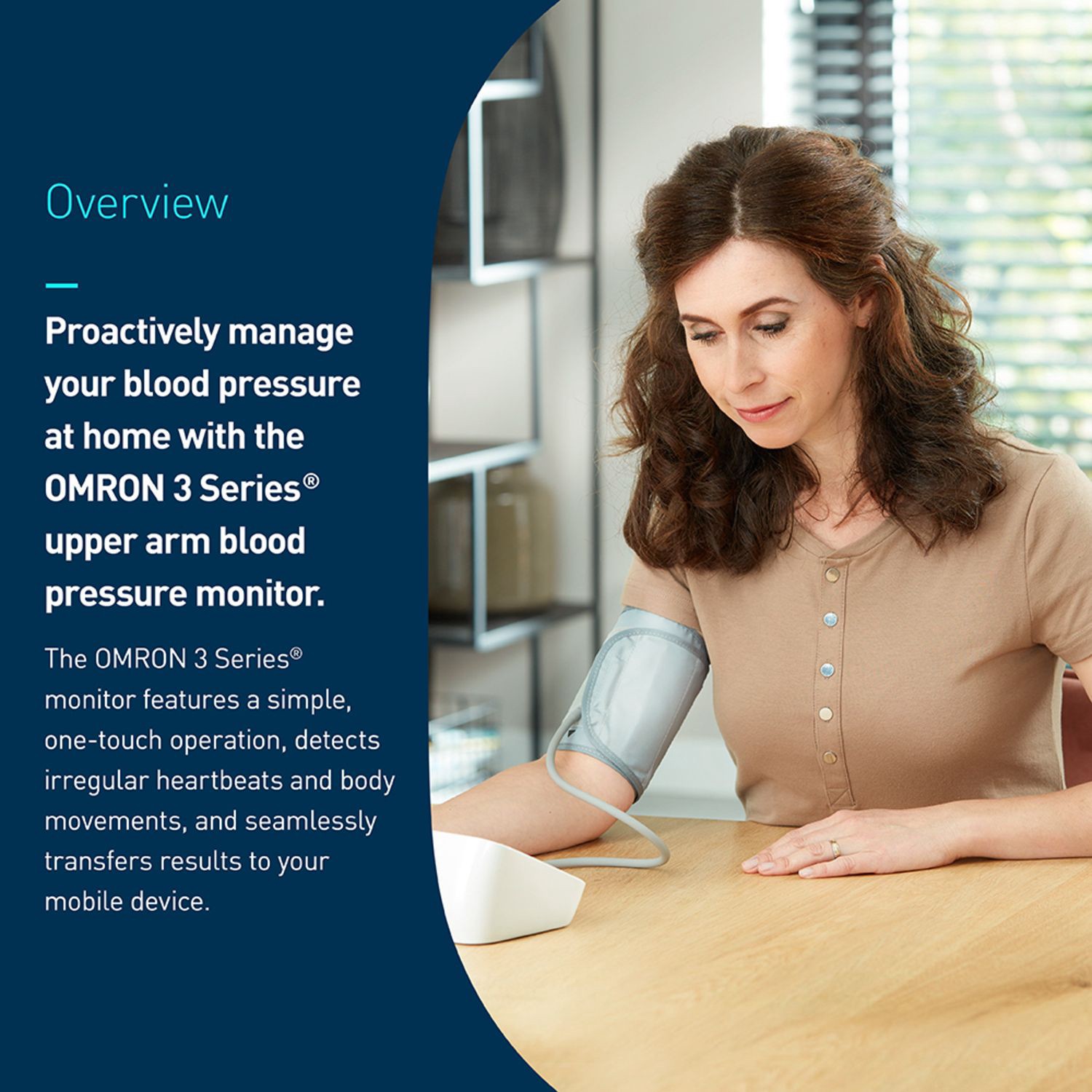 slide 2 of 9, Omron Series 3 Upper Arm Blood Pressure Monitor with Bluetooth, 1 ct