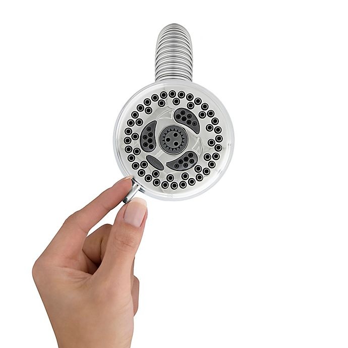 slide 5 of 5, Waterpik PowerSpray FlexNeck 6-Spray Showerhead - Chrome, 1 ct