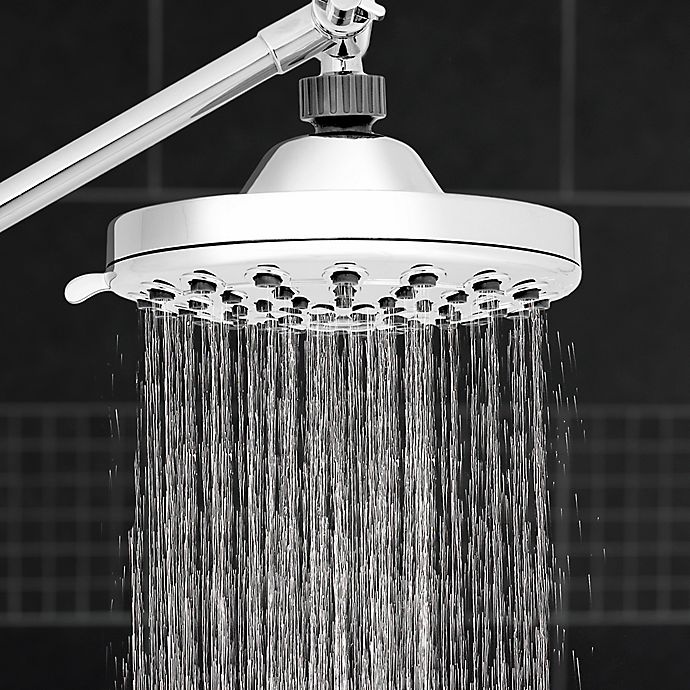 slide 4 of 6, Waterpik PowerPulse 6-Spray Rain Showerhead - Chrome, 1 ct