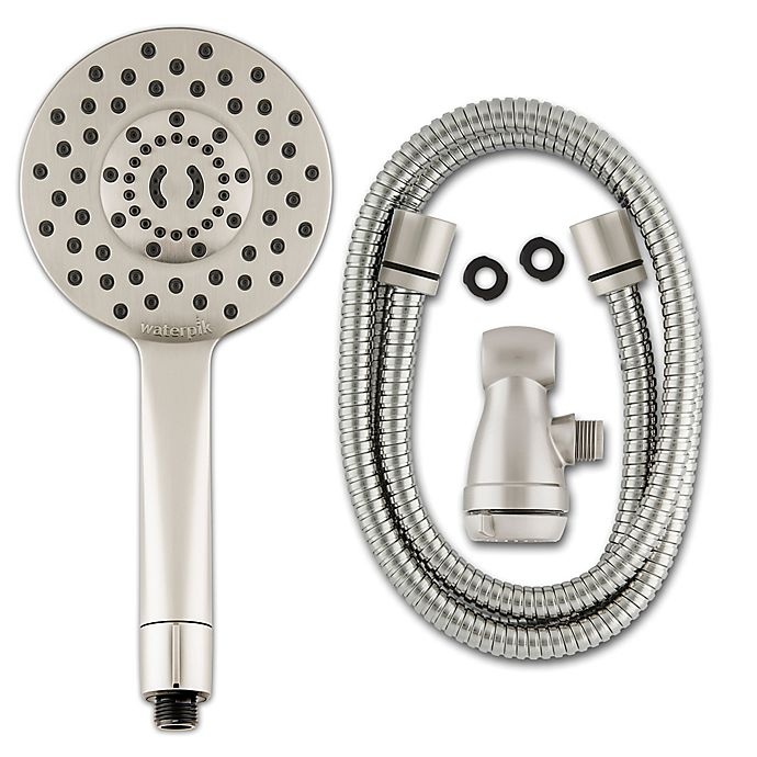 slide 6 of 6, Waterpik PowerPulse Massage Handheld Showerhead - Brushed Nickel, 1 ct