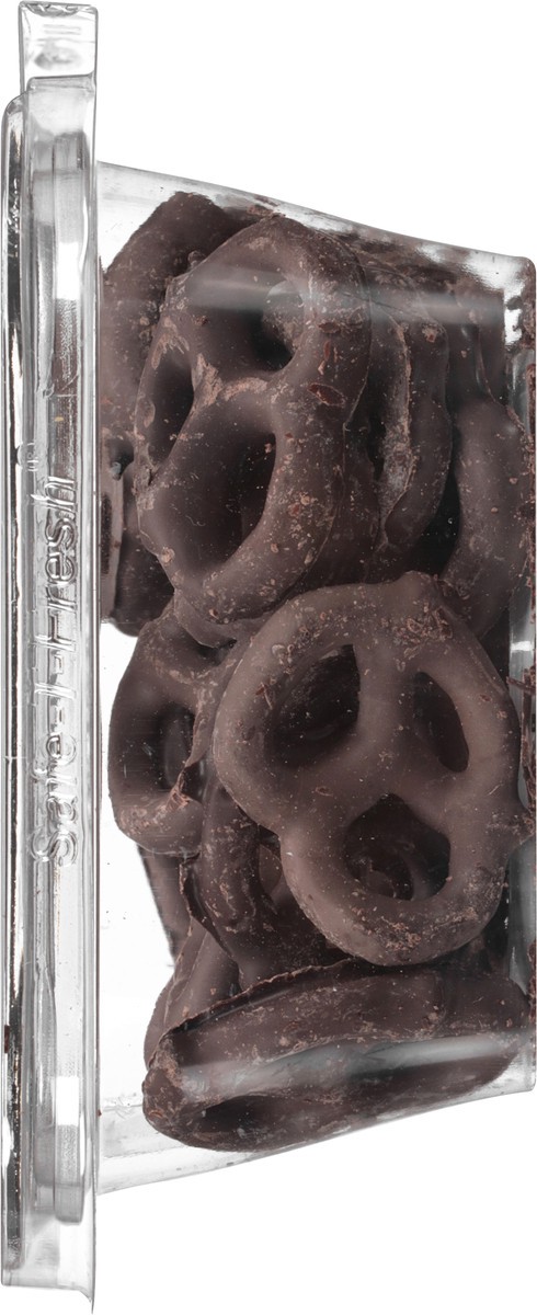 slide 2 of 14, JLM Manufacturing Dark Chocolate Pretzels 7 oz, 7 oz